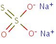 Structure of sodium thiosulfate
